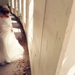 Bruidstrui Met Achterste Halslijn P5303 Forever & Eva -Poirier shop be beautiful 2