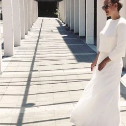 Forever & Eva Bruidsvest Met Satijnen Lintje P5344 -Poirier shop be joy 3