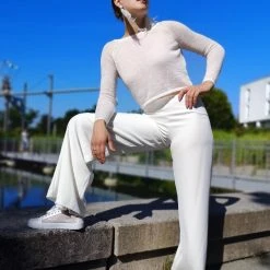 Forever & Eva Bruidstrui Van Gebreid Materiaal P5300 -Poirier shop be pure 3