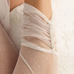 Bianco Evento E122 Bolero 11 Bianco Evento E122 Bolero -Poirier shop bianco evento bridal bolero e122 3