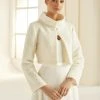 Bianco Evento E291 Jasje Van Wol -Poirier shop bianco evento bridal bolero e291 1