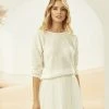 Bianco Evento E327 Pull-over -Poirier shop bianco evento bridal bolero e327 1