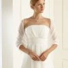 Bianco Evento E9 Chiffonsjaal 2 Bianco Evento E9 Chiffonsjaal -Poirier shop bianco evento bridal bolero e9 1
