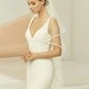 Bianco Evento S365 Sluier -Poirier shop bianco evento bridal veil s365 1