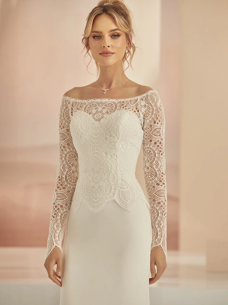 Bianco Evento E372 Bolero 3 Bianco Evento E372 Bolero