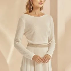 Bianco Evento Kalliope Rok Champagne 12 Bianco Evento Kalliope Rok Champagne -Poirier shop bianco evento kalliope skirt champaign 3 1