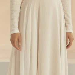 Bianco Evento Kalliope Rok Champagne 14 Bianco Evento Kalliope Rok Champagne -Poirier shop bianco evento kalliope skirt champaign 5