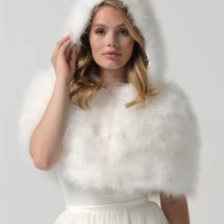 Poirier BOL-14 Marabou Cape -Poirier shop bol 14 002 bol 14 002 03