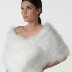 Stola Van Marabouveren BOL-05, Poirier (ook In Ivoor) 9 Stola Van Marabouveren BOL-05, Poirier (ook In Ivoor) -Poirier shop bol 05 002 bol 05 002 03 1