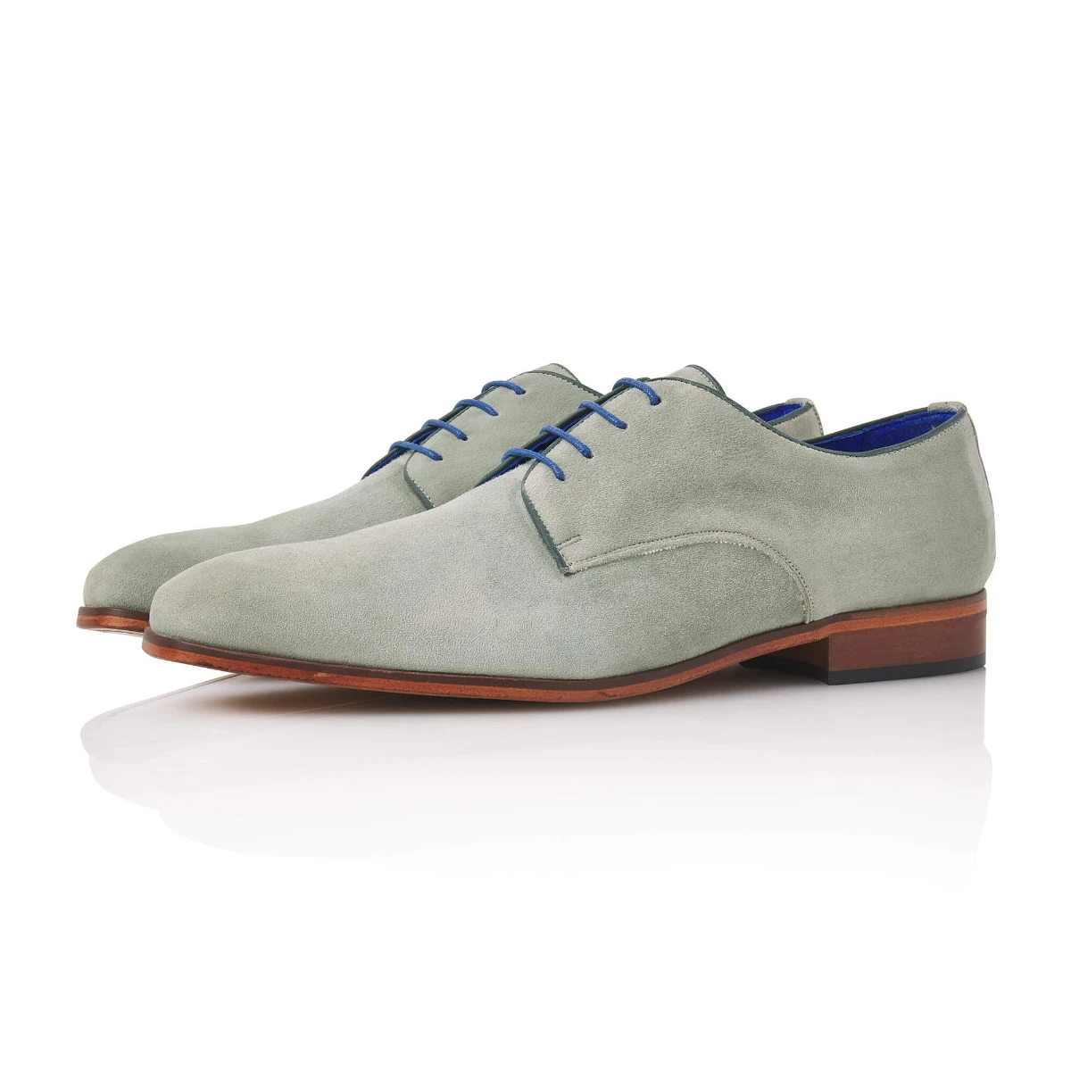 Mr. Fiarucci Dillon Heren Trouwschoenen Groen 9 Mr. Fiarucci Dillon Heren Trouwschoenen Groen - Afbeelding 7