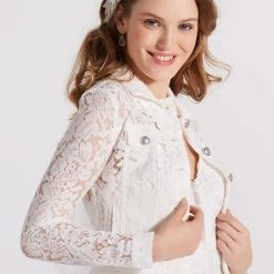 LILLY 09-3805-CR Bruidsjasje Kant