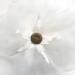 Poirier HT-201-Ivory Bloem -Poirier shop ht 201 002 organza magnet