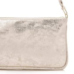 Fiarucci Bridal Lumie Bruidstasje Goud 13 Fiarucci Bridal Lumie Bruidstasje Goud -Poirier shop lumie champagne gold suede leather 5