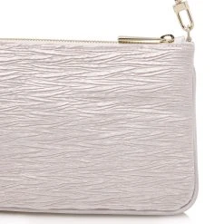 Fiarucci Bridal Lumie Plissé Bruidstasje -Poirier shop lumie champagne plisse 5