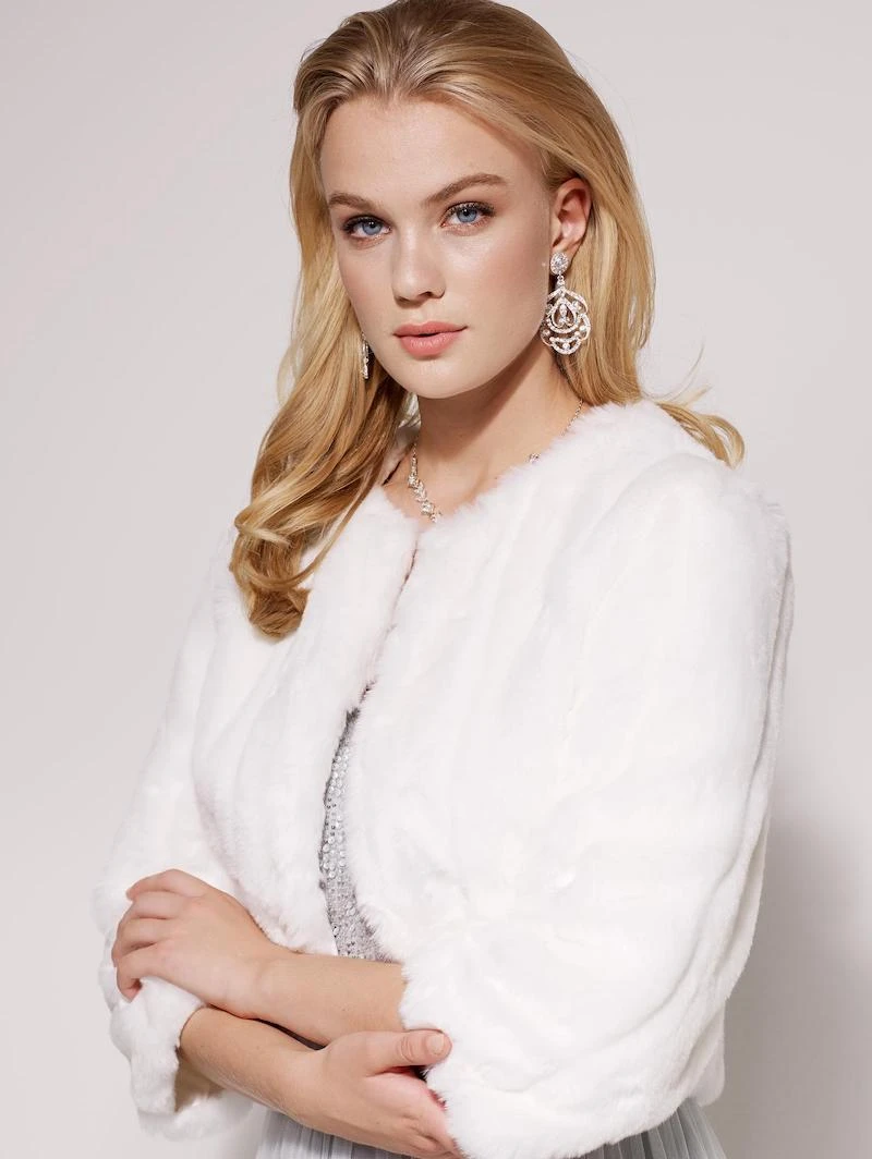 LILLY 09-3186-CR Bolero Kunstbont 8 LILLY 09-3186-CR Bolero Kunstbont - Afbeelding 6