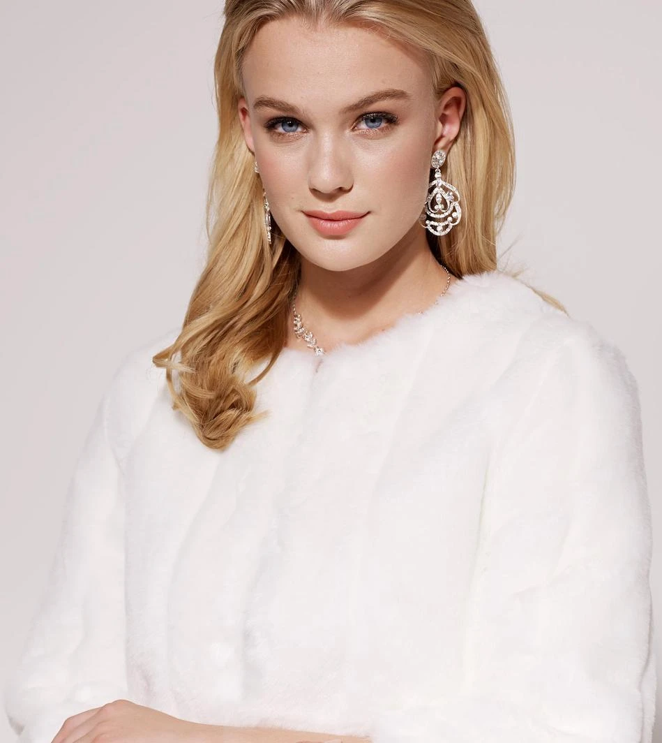 LILLY 09-3186-CR Bolero Kunstbont 7 LILLY 09-3186-CR Bolero Kunstbont - Afbeelding 5