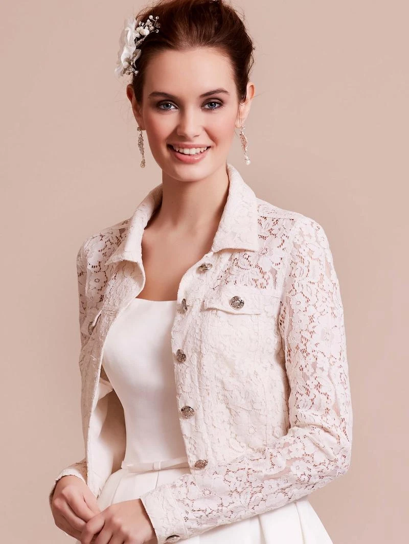 LILLY 09-3805-CR Bruidsjasje Kant 5 LILLY 09-3805-CR Bruidsjasje Kant - Afbeelding 3