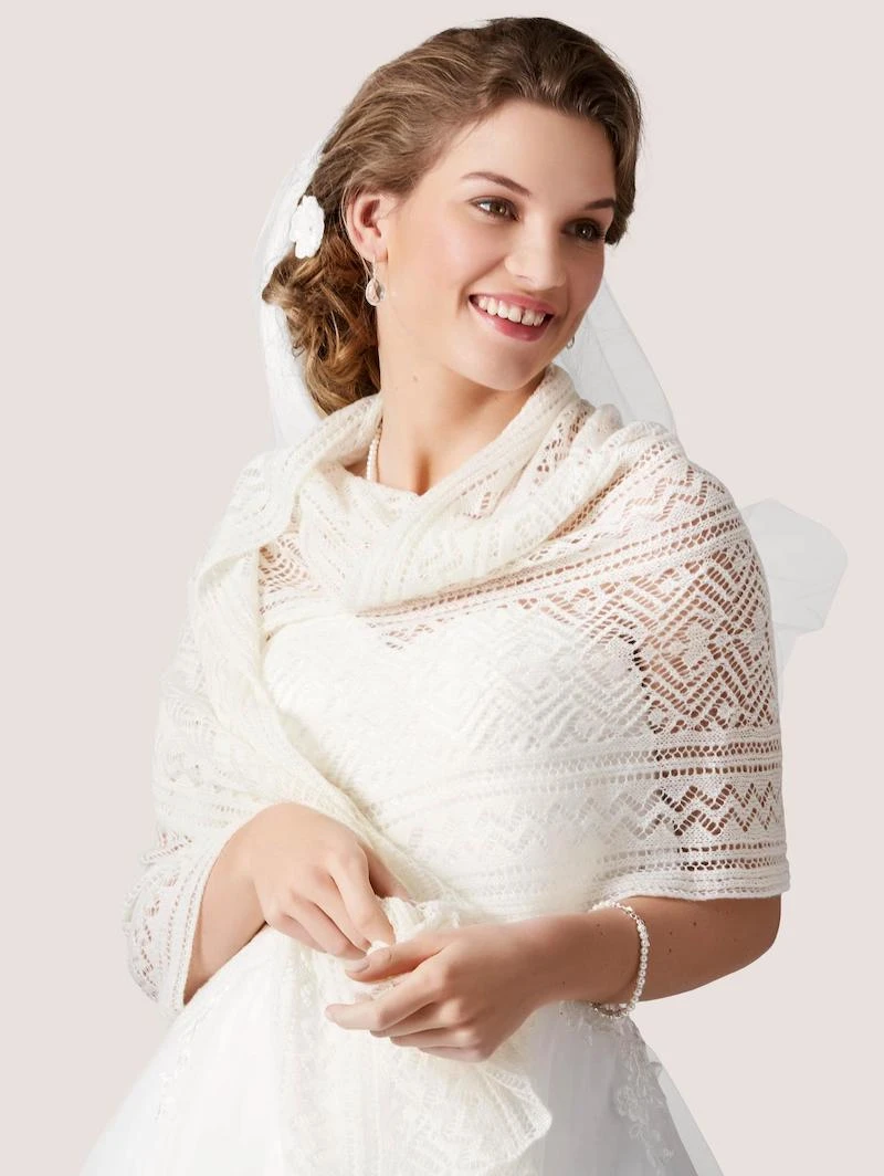 LILLY 09-582-CR-180 Gebreide Sjaal 3 LILLY 09-582-CR-180 Gebreide Sjaal