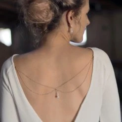 Forever & Eva P53031 Bloemen Pullover -Poirier shop metall kette 2 reihig2