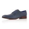 Mr. Fiarucci Mikai Heren Trouwschoenen Blauw -Poirier shop mikai dark blue snake leather 2