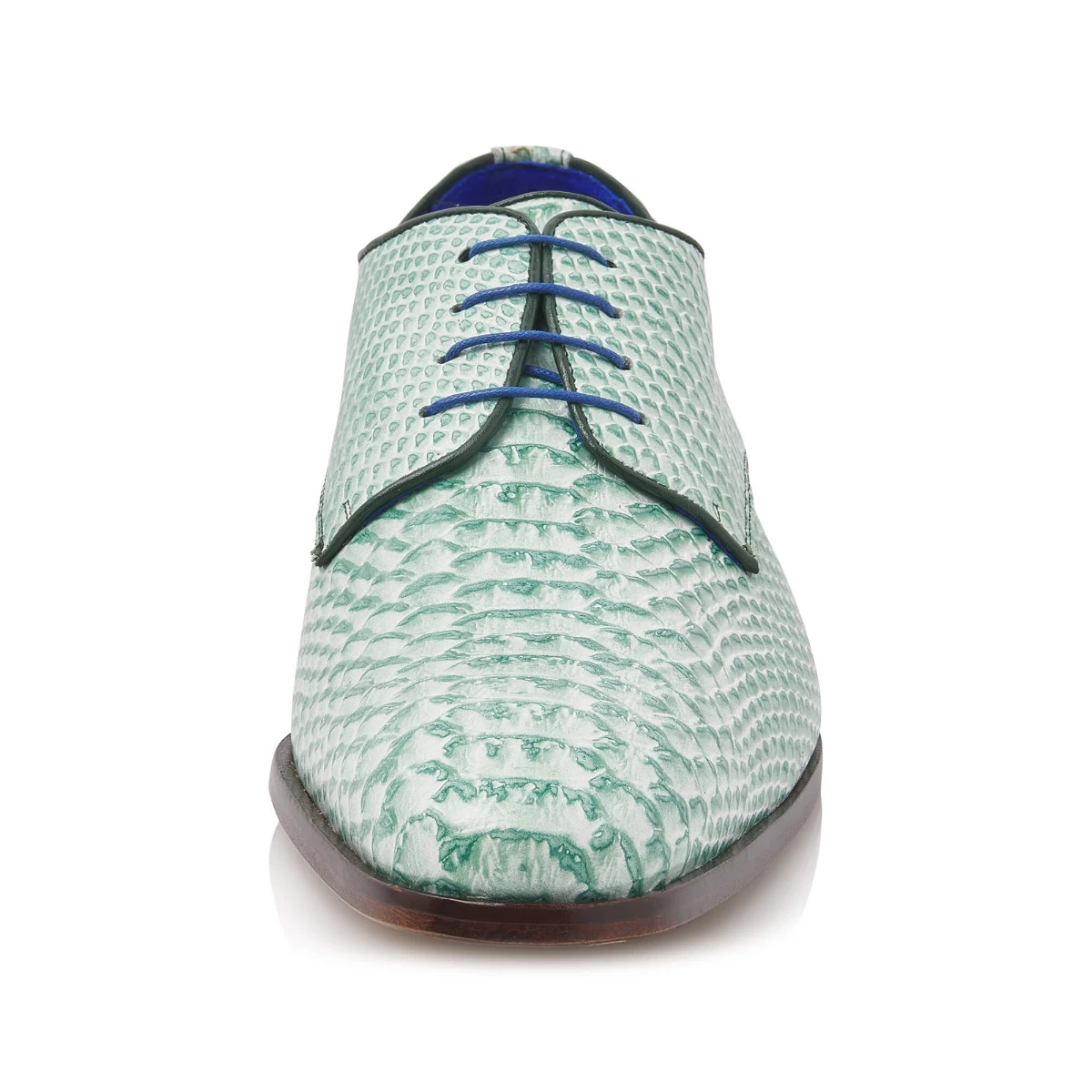 Mr. Fiarucci Mikai Heren Trouwschoenen Groen 6 Mr. Fiarucci Mikai Heren Trouwschoenen Groen - Afbeelding 4