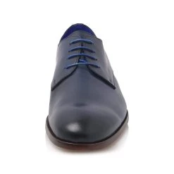 Mr. Fiarucci Mitchel Heren Trouwschoenen Blauw -Poirier shop mitchel dark blue calf leather 4