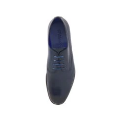 Mr. Fiarucci Mitchel Heren Trouwschoenen Blauw -Poirier shop mitchel dark blue calf leather 5