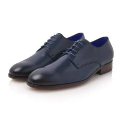 Mr. Fiarucci Mitchel Heren Trouwschoenen Blauw -Poirier shop mitchel dark blue calf leather 7