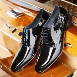 Mr. Fiarucci Nick Black Patent Trouwschoenen Heren -Poirier shop mr. fiarucci hochzeitsschuhe herren nick black patent 3 2