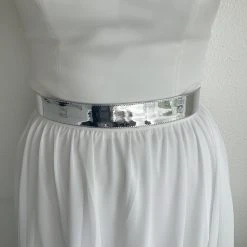 Bianco Evento PA91S Ceintuur Zilver