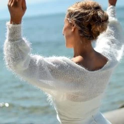 Forever & Eva P5308 Trui Met Pofmouwen -Poirier shop passion quer1