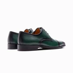 Paulo Bellini Buti Green Trouwschoenen -Poirier shop paulo bellini 2119 saf green mens wedding shoes 3