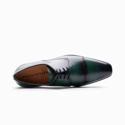 Paulo Bellini Buti Green Trouwschoenen -Poirier shop paulo bellini 2119 saf green mens wedding shoes 4