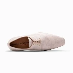 Paulo Bellini Carbonia Beige-45 Trouwschoenen Heren Tweedekans -Poirier shop paulo bellini 415 fant numb mens wedding shoes 4 1 1 2 1