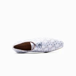Paulo Bellini Carbonia White/Blue Trouwschoenen -Poirier shop paulo bellini 415 uv 552 mens wedding shoes 4