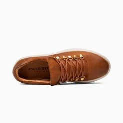 Paulo Bellini Bari Trouwsneakers Cognac -Poirier shop paulo bellini bari wedding trainers cognac 4