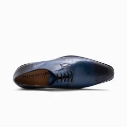 Paulo Bellini Cagli Trouwschoenen Heren Blauw -Poirier shop paulo bellini cagli mens wedding shoes blue 4
