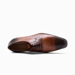 Paulo Bellini Cagli Trouwschoenen Heren Cognac -Poirier shop paulo bellini cagli mens wedding shoes cognac 4