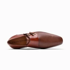 Paulo Bellini Ferrara Trouwschoenen Heren Cognac -Poirier shop paulo bellini ferrara mens wedding shoes cognac 4