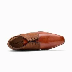 Paulo Bellini Olbia Trouwschoenen Heren Cognac -Poirier shop paulo bellini olbia mens wedding shoes cognac 4