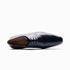 Paulo Bellini Palermo Trouwschoenen Heren Blauw -Poirier shop paulo bellini palermo mens wedding shoes blue 4