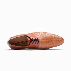 Paulo Bellini Palermo Trouwschoenen Heren Cognac -Poirier shop paulo bellini palermo mens wedding shoes cognac 4