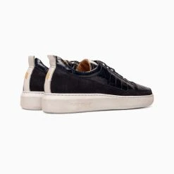 Paulo Bellini Rome Trouwsneakers Blue Croco -Poirier shop paulo bellini rome wedding trainers blue croco 3