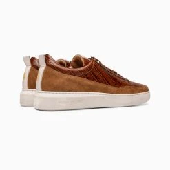 Paulo Bellini Rome Trouwsneakers Cognac -Poirier shop paulo bellini rome wedding trainers cognac 3