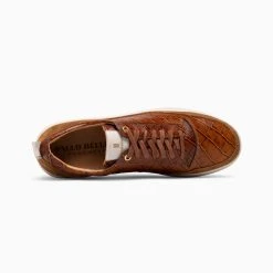 Paulo Bellini Rome Trouwsneakers Cognac -Poirier shop paulo bellini rome wedding trainers cognac 4