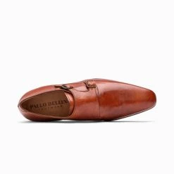 Paulo Bellini Ugento Trouwschoenen Heren Leer Cognac -Poirier shop paulo bellini ugento mens wedding shoes leather cognac 4