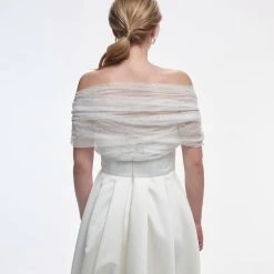 Poirier S149 Pearl Stola Ivoor -Poirier shop poirier s149 stola ivory 3