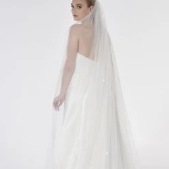 Poirier S47-210-1-Ivoor Sluier -Poirier shop poirier s47 210 1 ivory veil 4