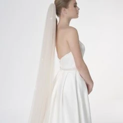 Poirier S47-300-1-Blush Sluier -Poirier shop poirier s47 300 1 blush veil 5
