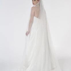 Poirier S47-300-1-Ivoor Sluier -Poirier shop poirier s47 300 1 ivory veil 6